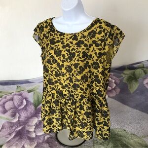 Ann Taylor Factory Short Sleeve Blouse